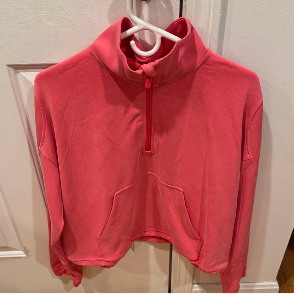 lululemon athletica Coral Half-Zip Sweatshirt